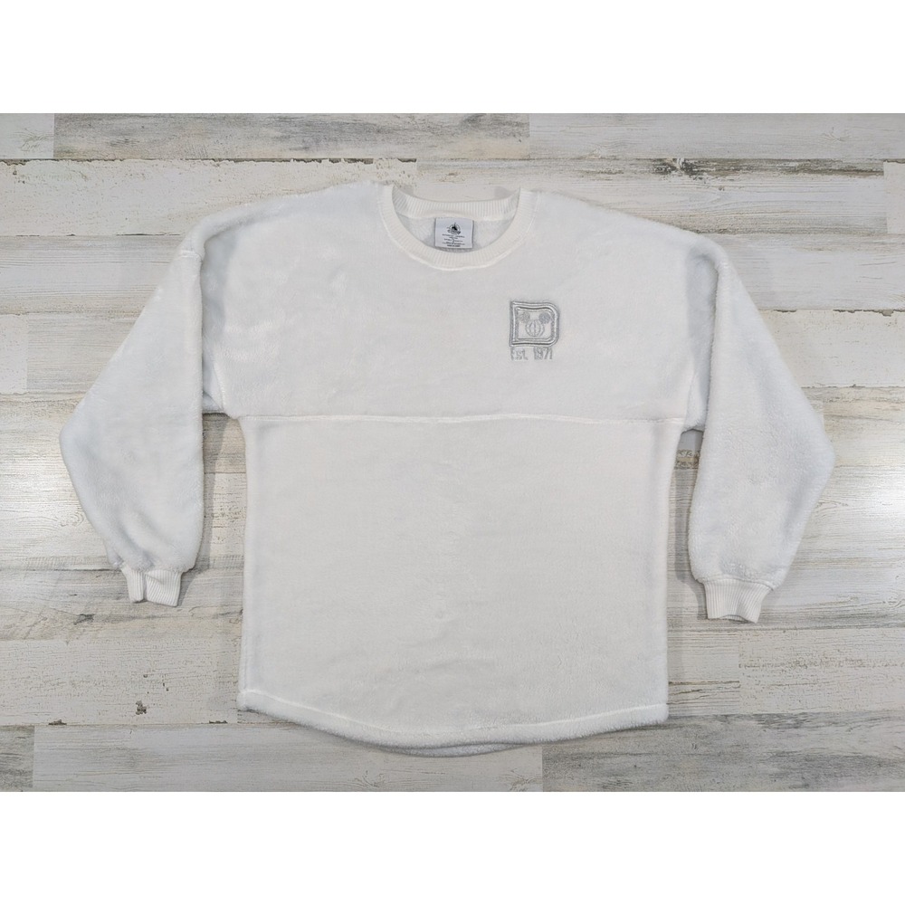 Disney Spirit Jersey Womens Small White Sherpa Walt Disney World